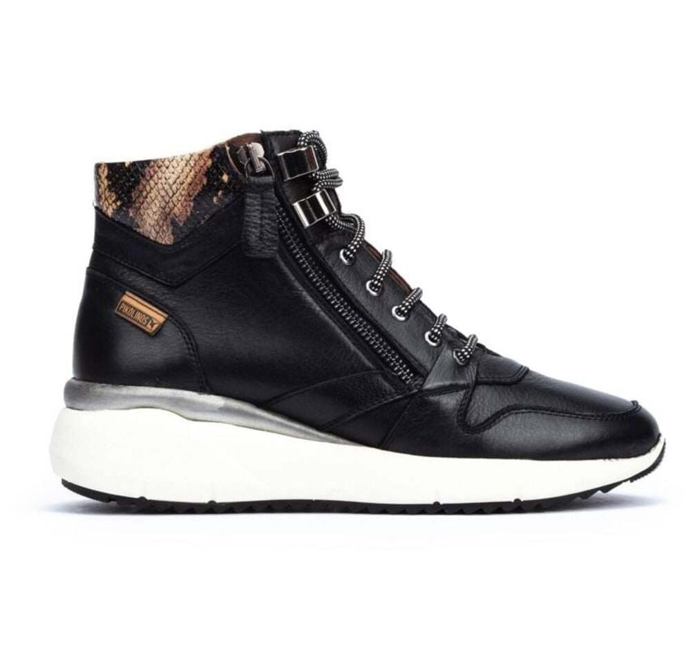Pikolinos Sella W6Z-8895 Leather Wedge Sneaker Booties EU Size 38US Women's 7.5